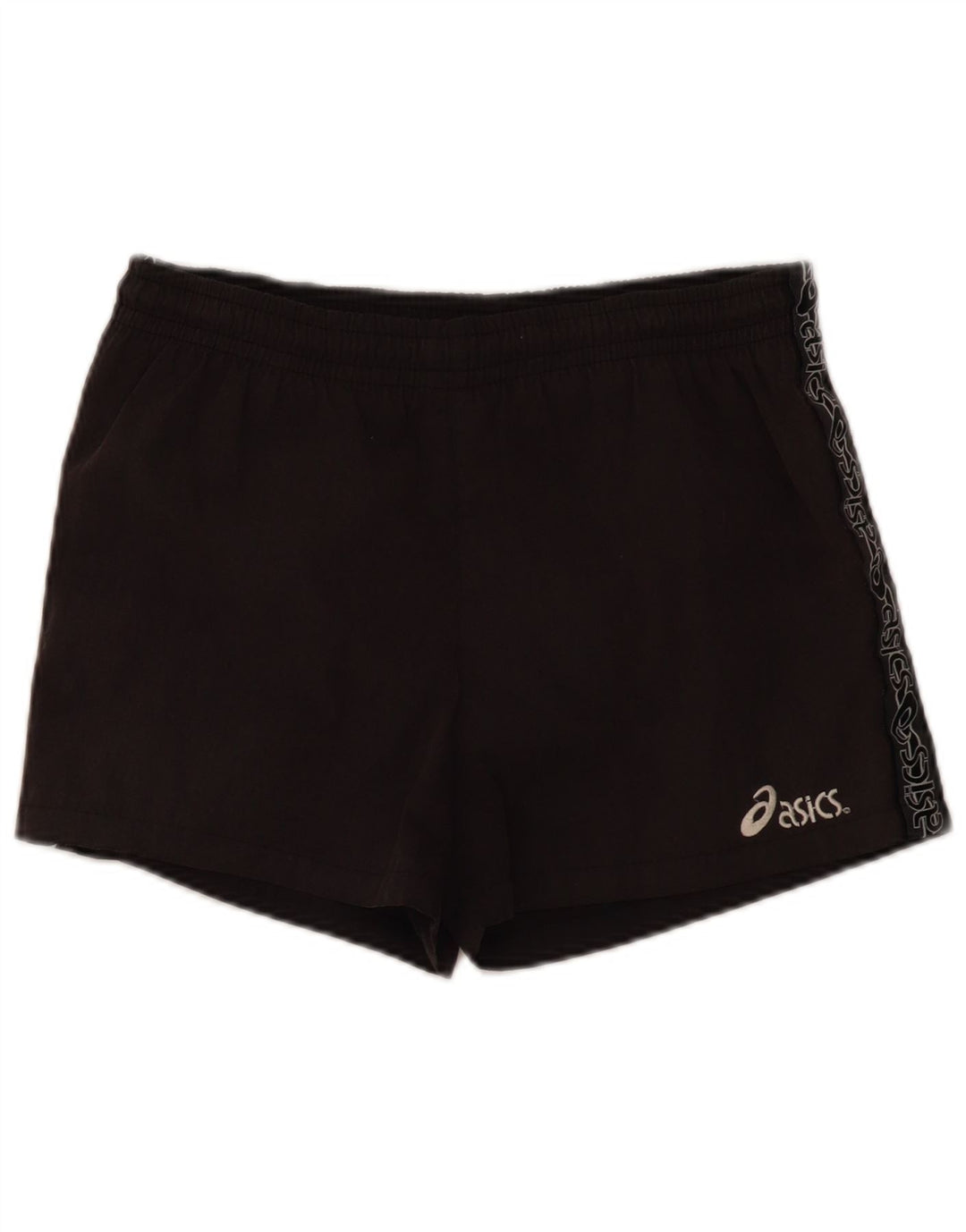 Asics Herren Badeshorts mit Grafik, Größe S, Schwarz