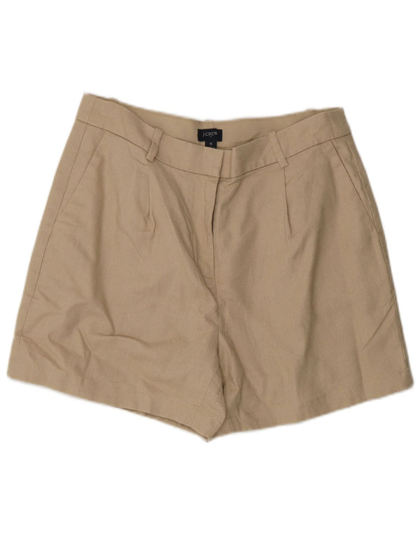 J. CREW Damen Chinoshorts US 6 Medium W28 Beige Baumwolle