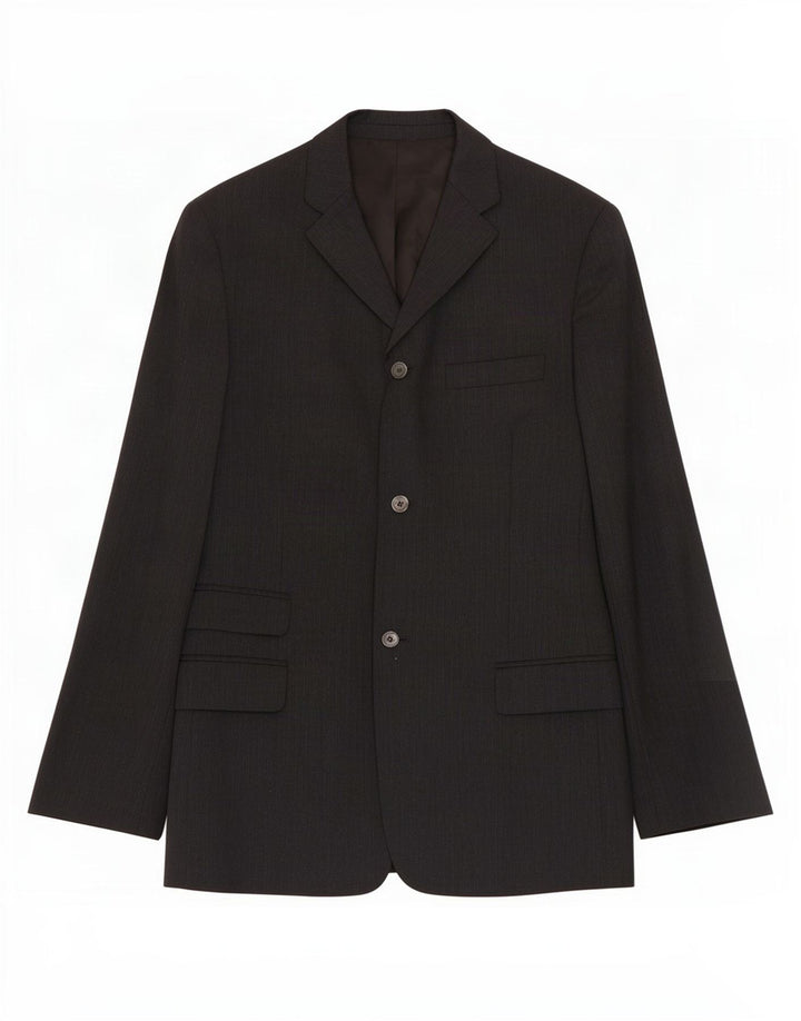 Dolce & Gabbana Herren Ittierre 3-Knopf-Blazerjacke IT 50 Große graue Wolle