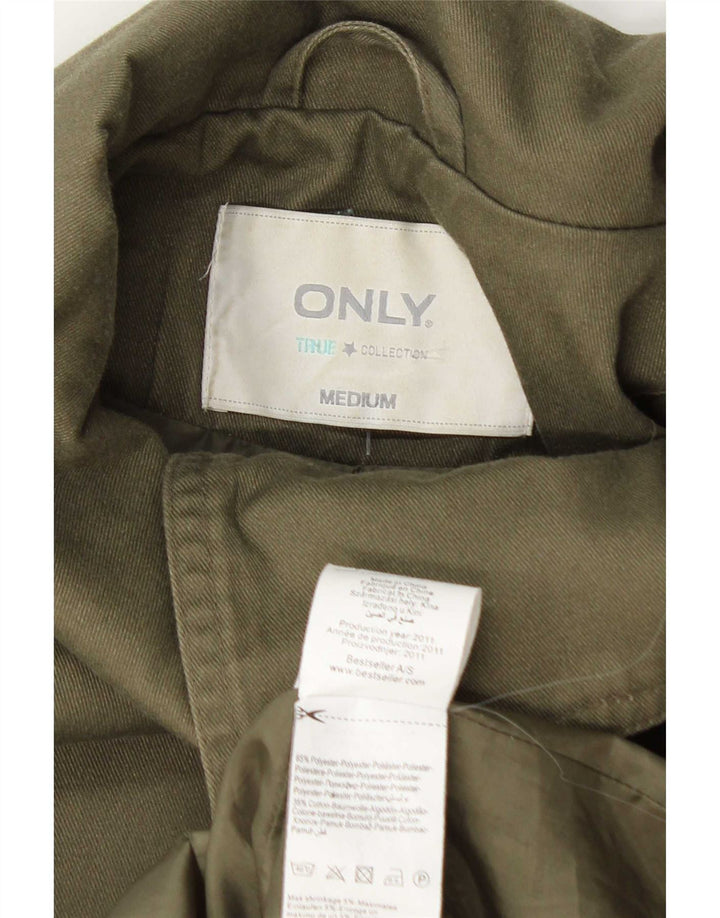 Only Damen Bomberjacke UK 12 Mittelgrünes Polyester