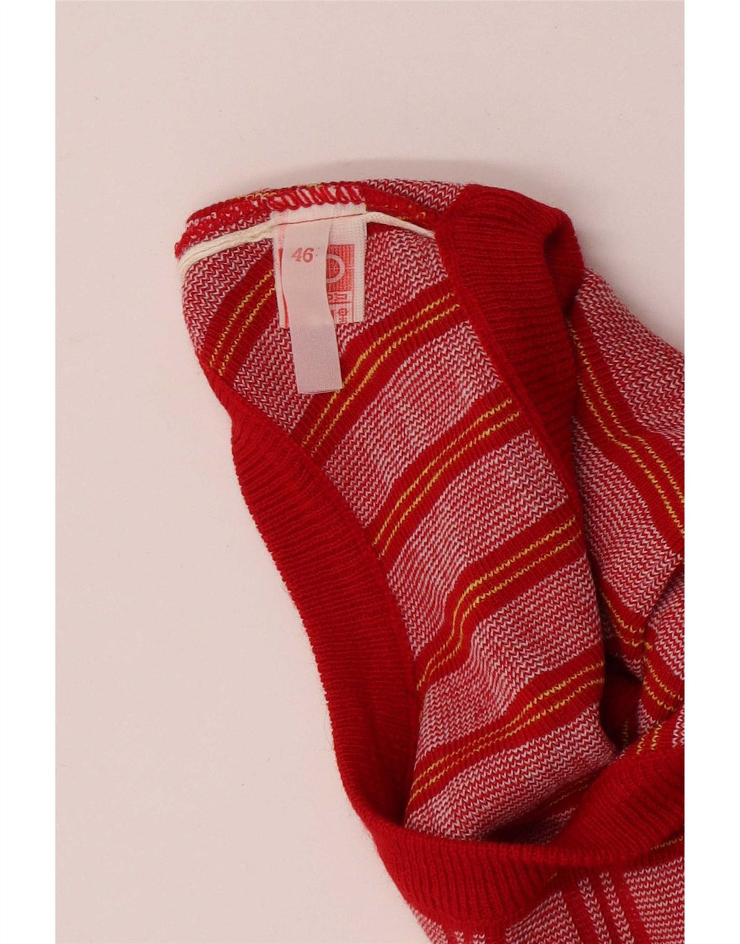Vintage Damen Weste Tank Top IT 46 Großer roter Karo