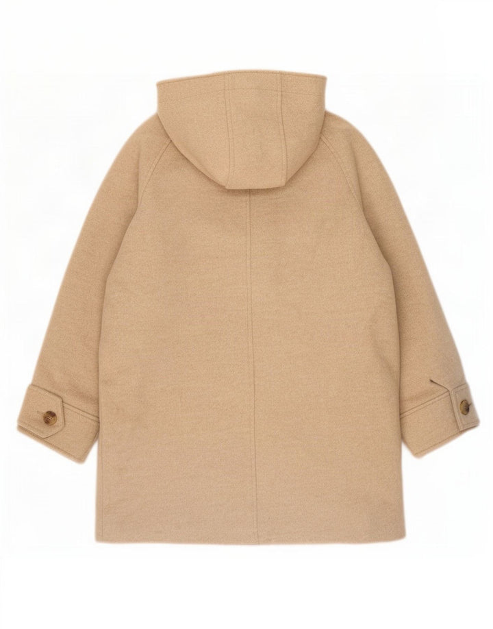 Marks & Spencer Damen Dufflecoat mit Kapuze UK 14 Large Beige Polyester