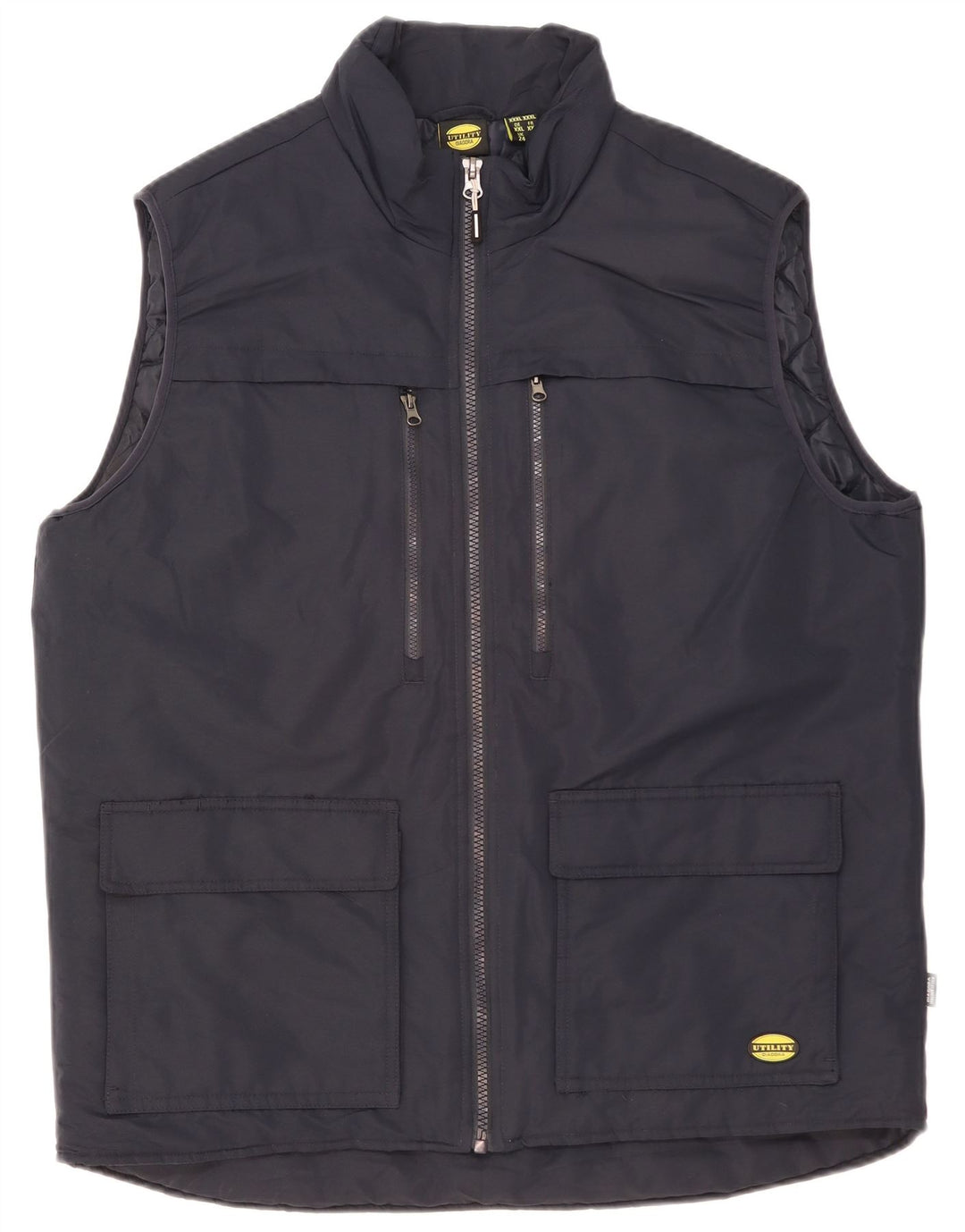 Diadora Damen-Utility-Gilet UK 24 3XL Marineblaues Polyester