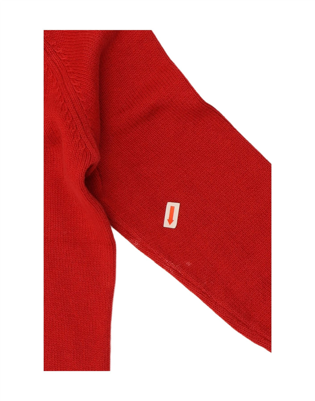 Zara Damen Rollkragenpullover, UK 14, mittelrote Baumwolle
