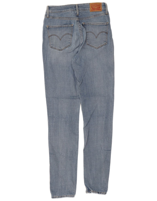 Levi's Womens 721 High Rise Skinny Jeans W28 L30 Blue Cotton