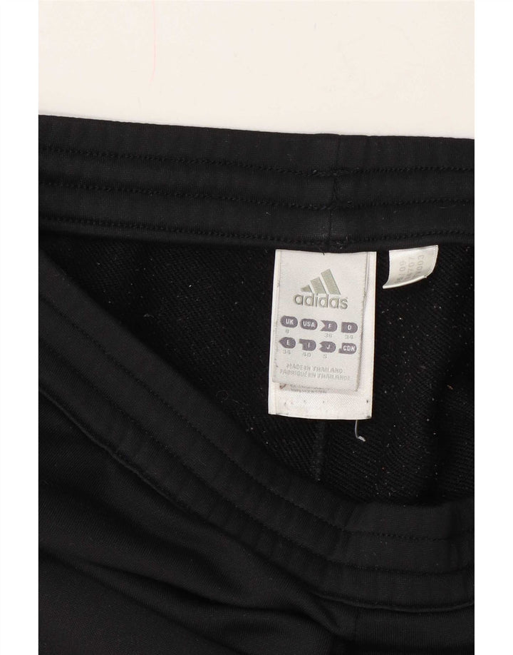 Adidas Damen Trainingshose UK 8 Small Schwarz Polyester