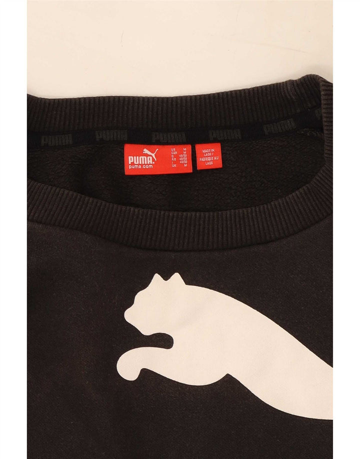 Puma Herren Graphic Sweatshirt Pullover Medium Schwarz