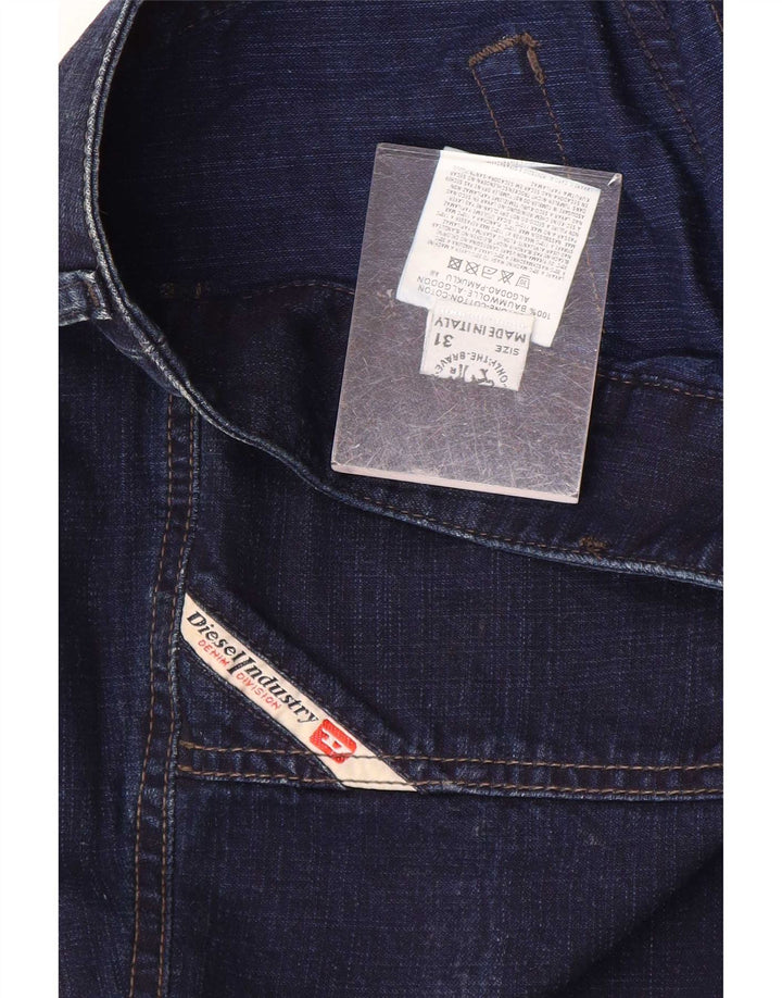 Diesel Damen Bootcut-Jeans W31 L31 Marineblaue Baumwolle