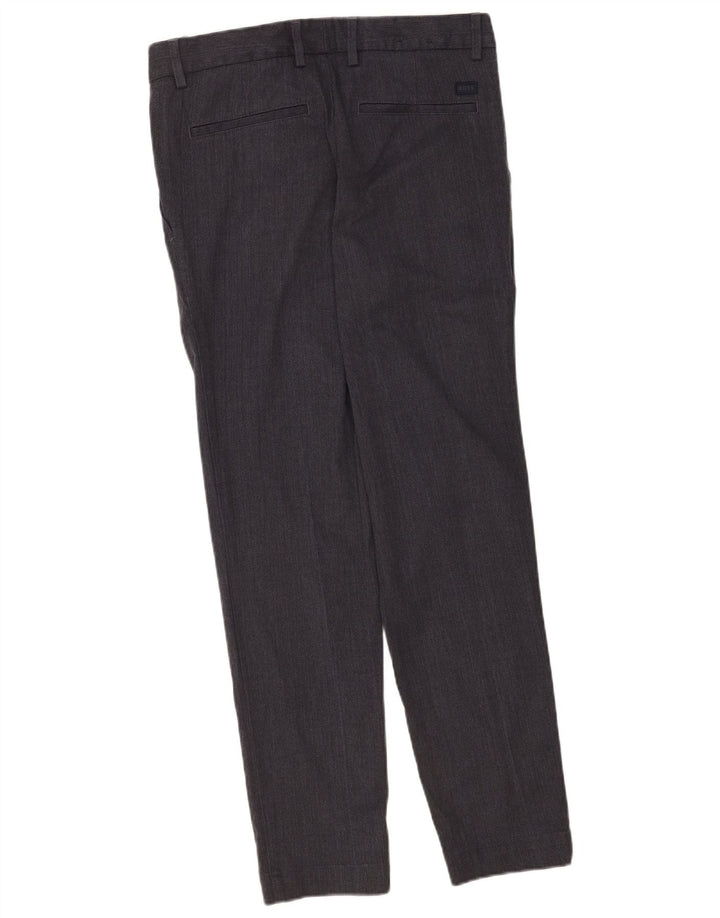 Hugo Boss Herren Kane Regular Fit Chinohose W30 L32 Grau Polyester