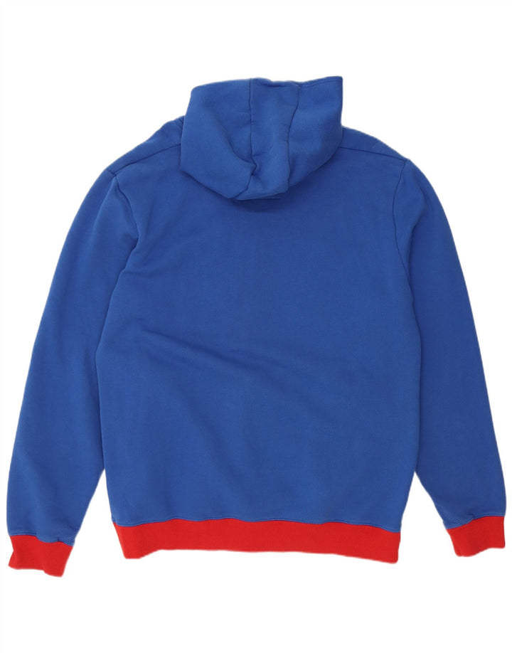 G-STAR Herren-Kapuzenpullover mit Grafik, 2XL, blaue Farbblock-Baumwolle