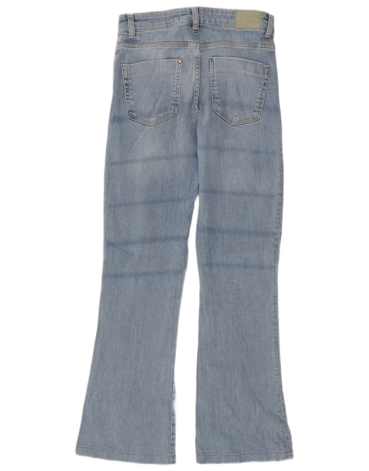 Zara Damen Schlagjeans EU 38 Small W28 L30 Blau