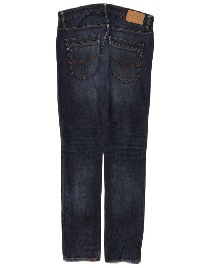 Guess Herren Super Skinny Jeans W33 L32 Blau