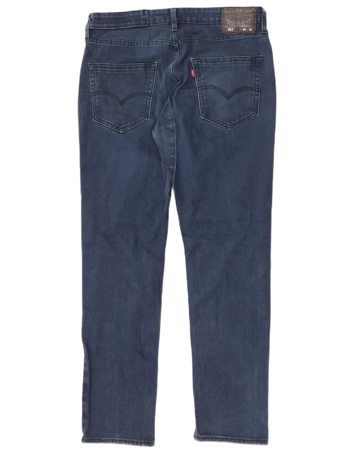 Levi's Herren 511 Slim Jeans W34 L32 Blau