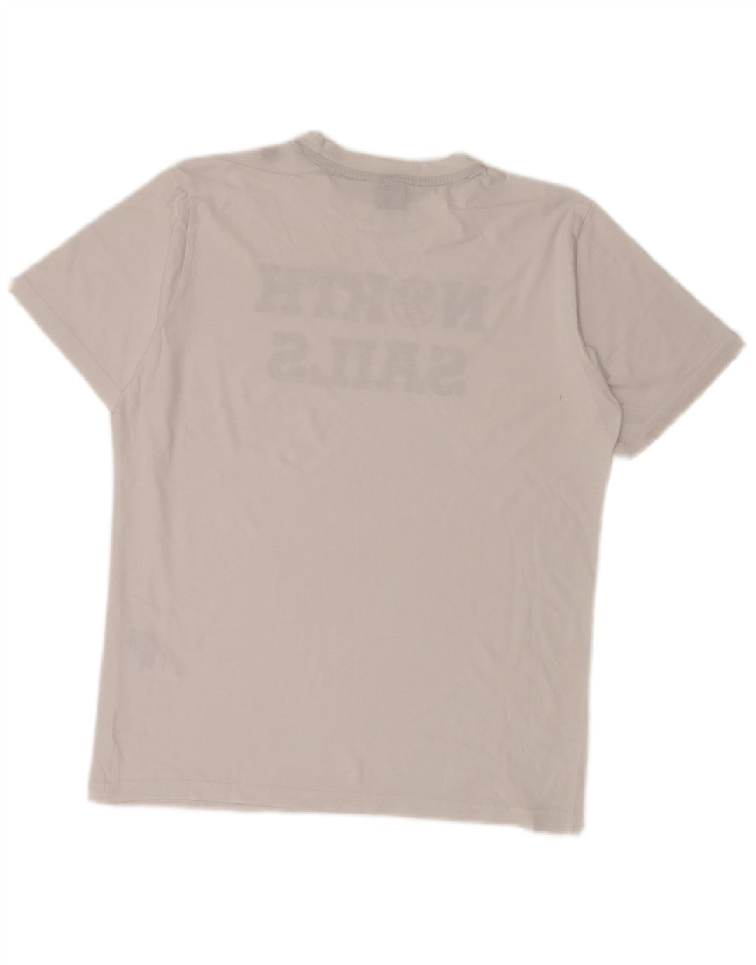 North Sails Herren-T-Shirt mit Grafik, Größe S, weiße Baumwolle