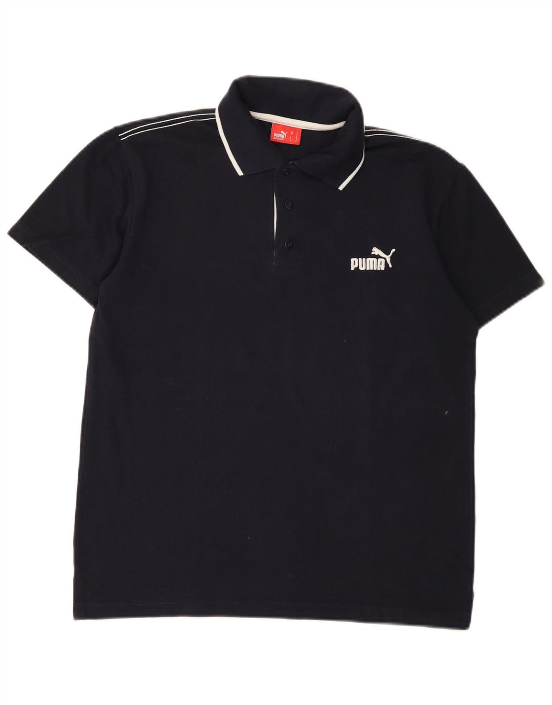 Puma Herren Poloshirt Small Schwarz Polyester