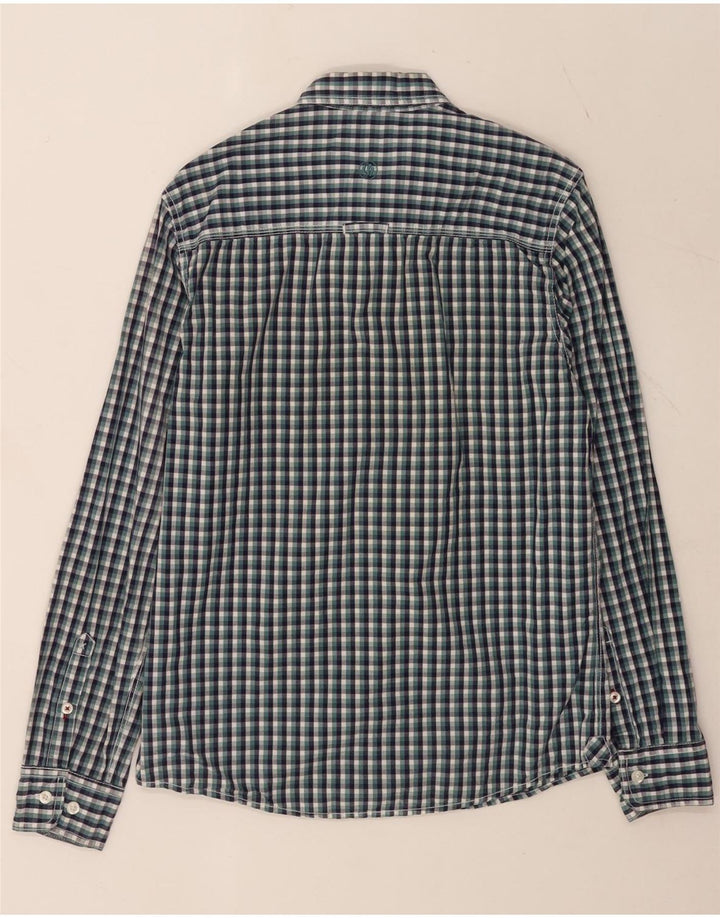 Fat Face Herren-Hemd mit klassischer Passform, klein, mehrfarbig, Gingham-Baumwolle