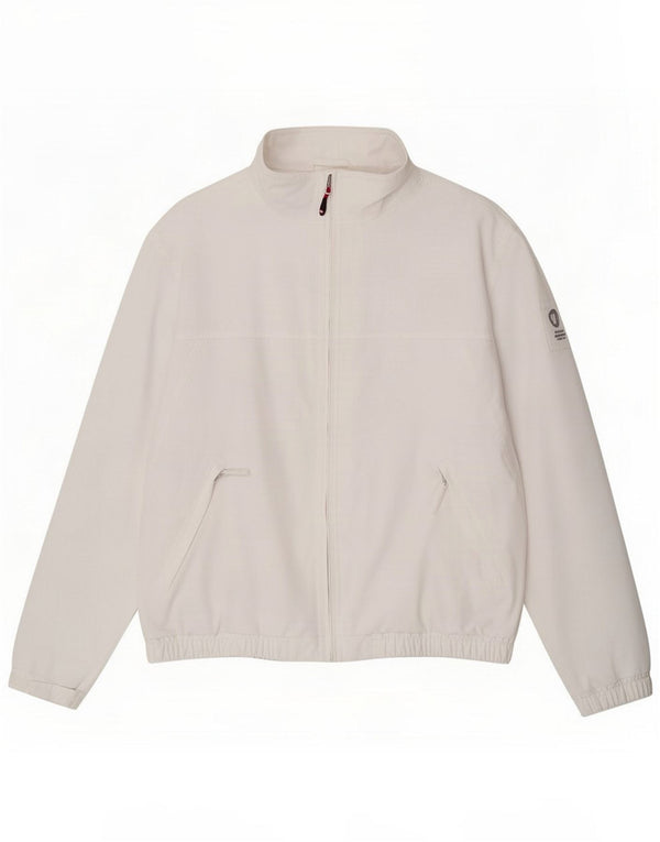 Murphy & Nye Herren Bomberjacke UK 44 3XL Weiß Polyamid