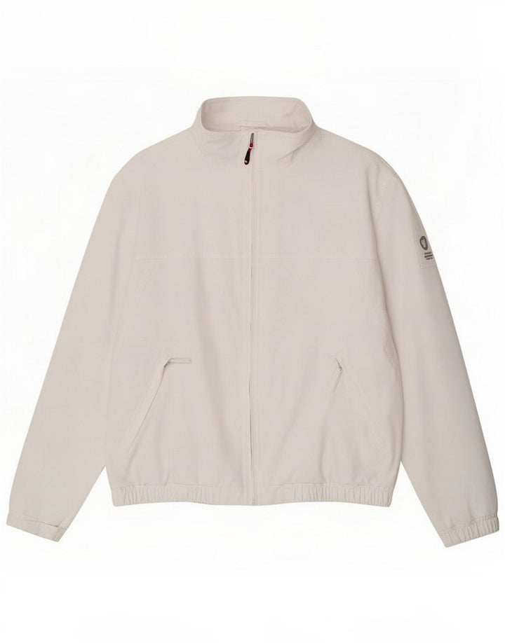 Murphy & Nye Herren Bomberjacke UK 44 3XL Weiß Polyamid