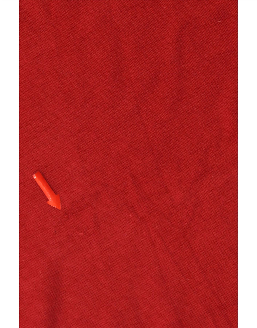 Zara Herren-Pullover mit Rundhalsausschnitt, groß, rote Baumwolle