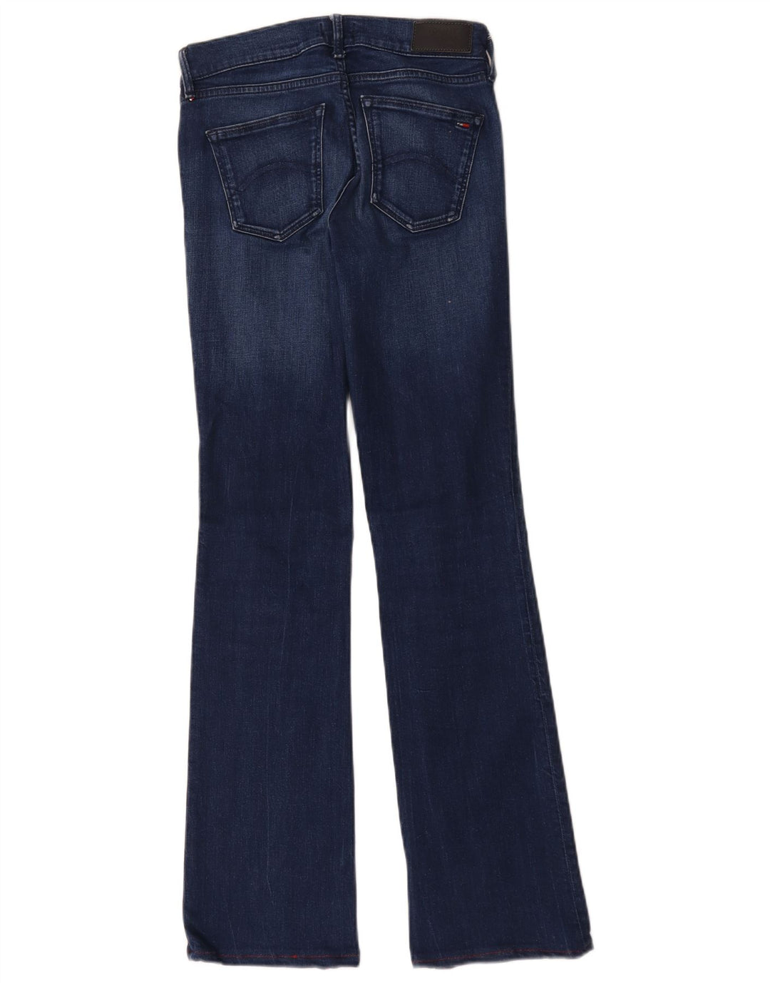 Tommy Hilfiger Damen Schlagjeans W26 L32 Blaue Baumwolle