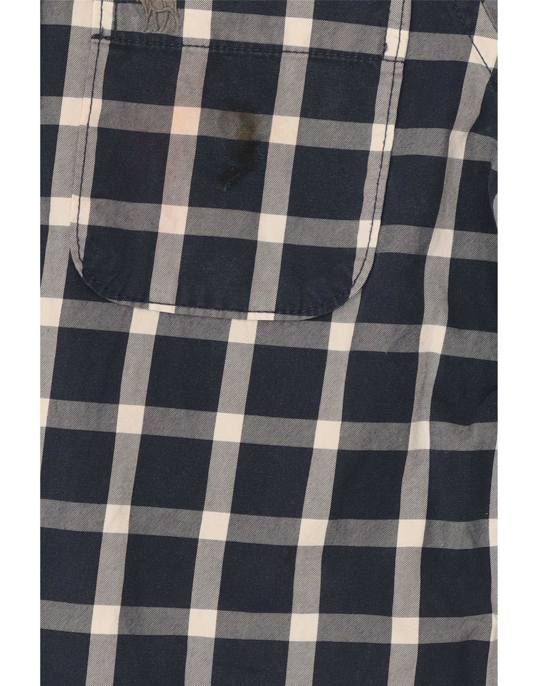 Abercrombie & Fitch Herren-Muskelhemd, groß, marineblau, kariert