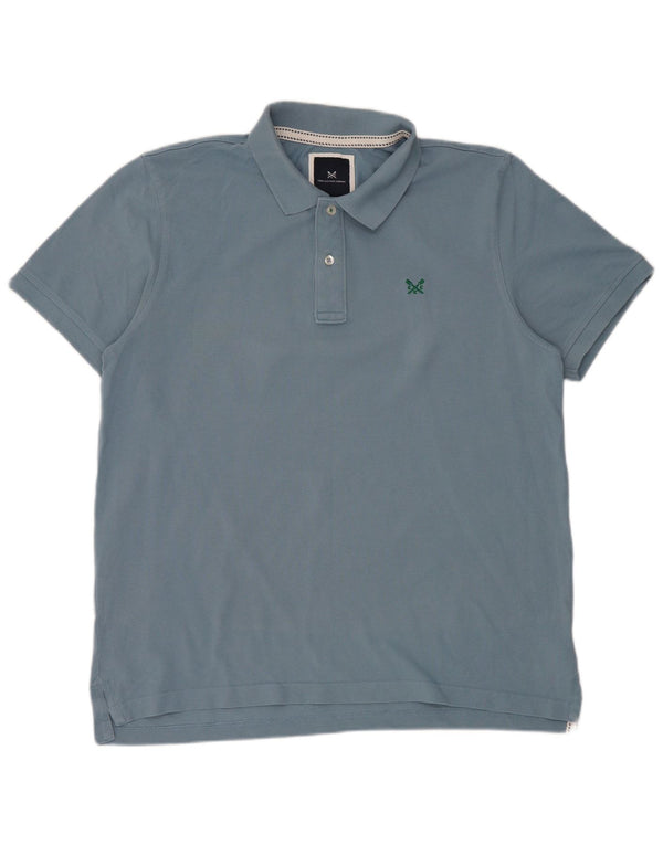 Crew Clothing Herren Poloshirt XL Blau Baumwolle