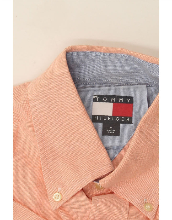 Tommy Hilfiger Herren Kurzarmhemd Mittelorange