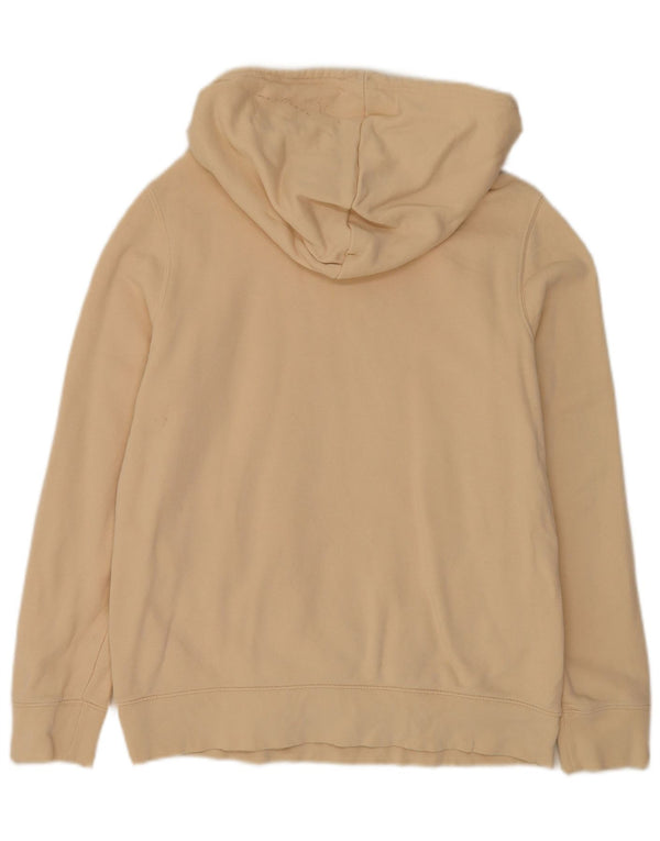 Adidas Damen Graphic Hoodie Pullover UK 12 Mittelbeige Baumwolle