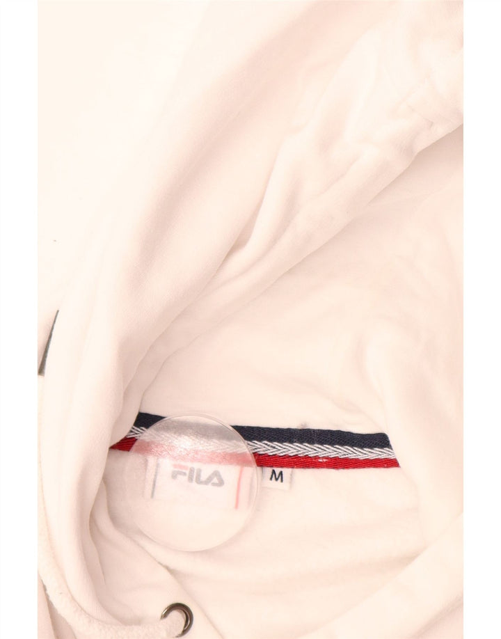 Fila Herren Graphic Hoodie Pullover Mittelweiß