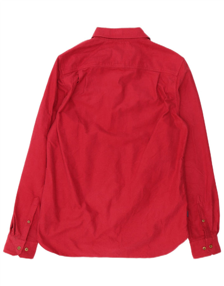 Superdry Herren-Hemd aus mittelroter Baumwolle