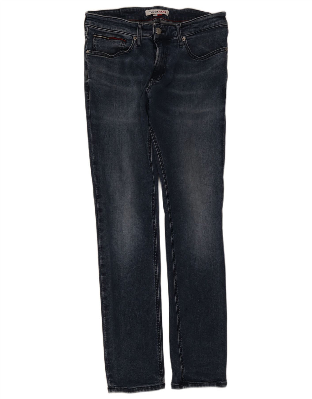 Tommy Hilfiger Herren Slim Jeans W32 L32 Marineblau Baumwolle