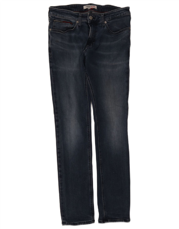 Tommy Hilfiger Herren Slim Jeans W32 L32 Marineblau Baumwolle