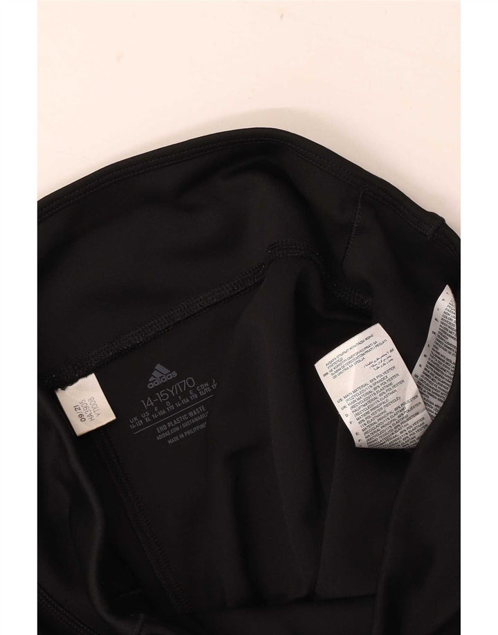 Adidas Mädchen Aeroready Leggings 14–15 Jahre, schwarzes Polyester