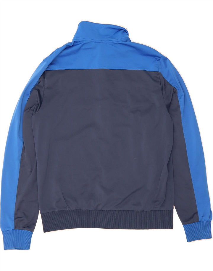 PUMA Mens Tracksuit Top Jacket Large Navy Blue Colourblock Vintage Puma and Second-Hand Puma from Messina Hembry 