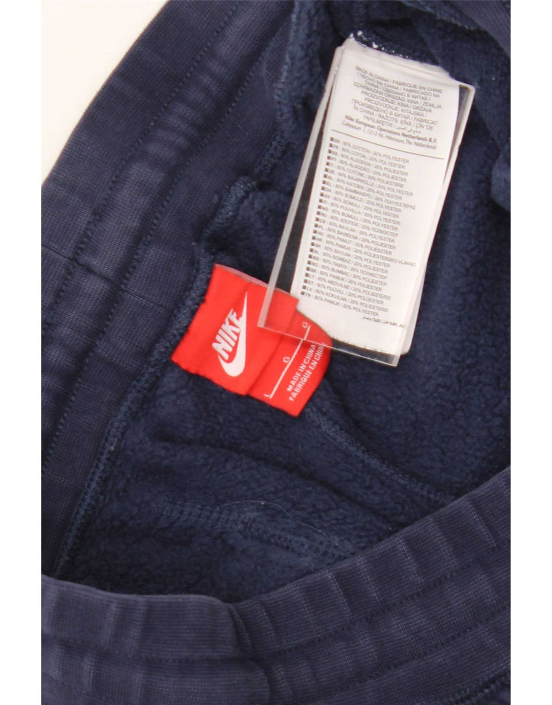 Nike Herren-Trainingshose, Jogginghose, groß, marineblau, Baumwolle