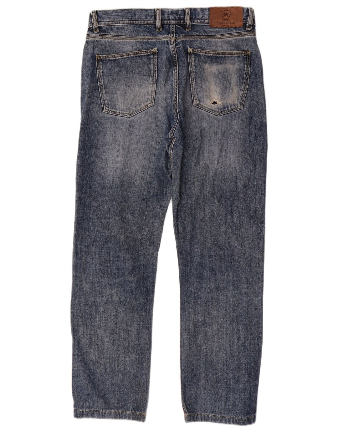 Massimo Dutti Herren Straight Jeans EU 40 Medium W31 L28 Blau