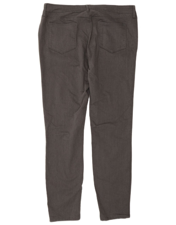 Fat Face Damen Jegging Freizeithose UK 16 Large W36 L30 Graue Baumwolle