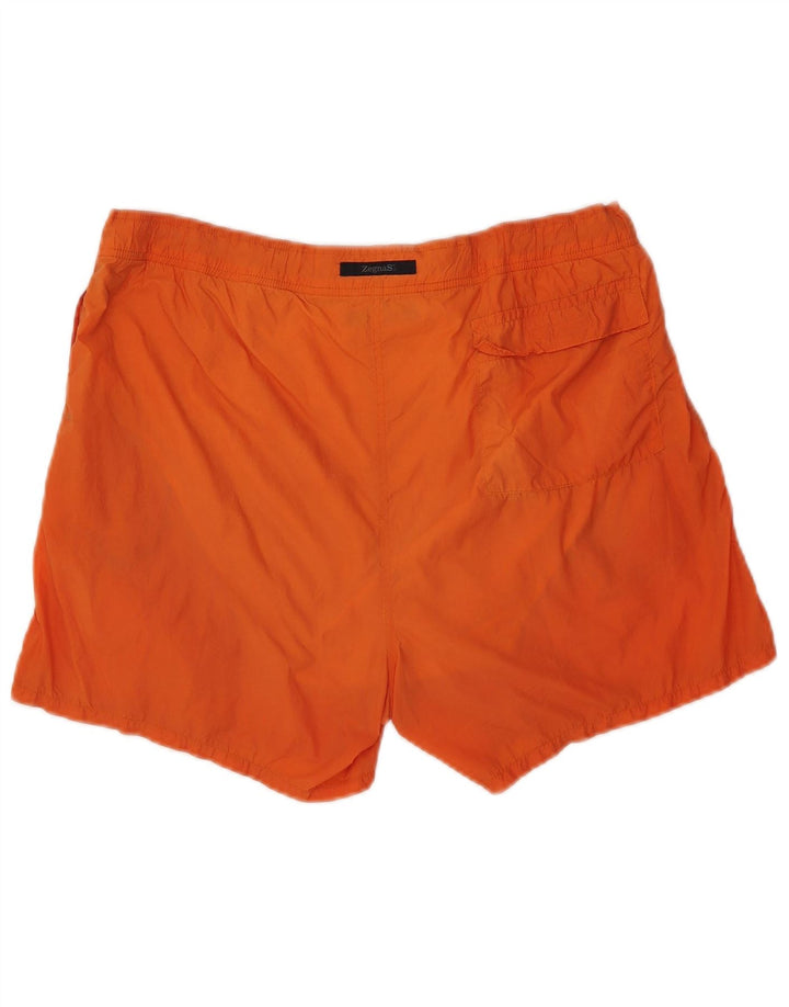 Zegna S Herren Badeshorts Medium Orange Nylon