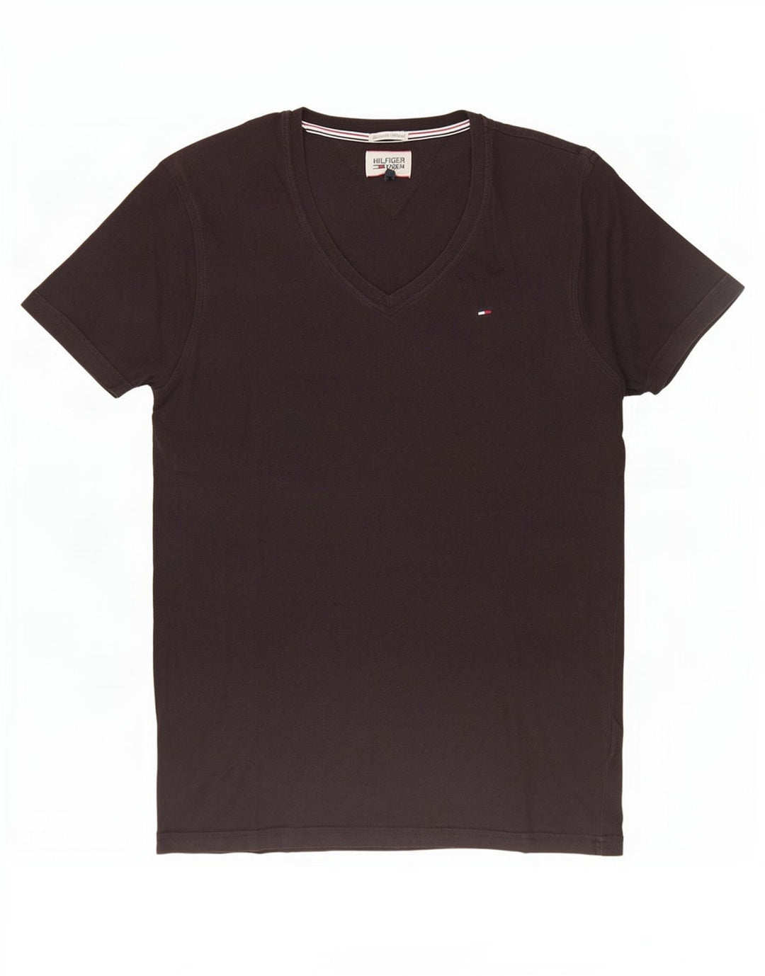 Tommy Hilfiger Herren T-Shirt Top Medium Schwarz Baumwolle