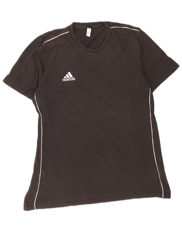 Adidas Herren T-Shirt Top Large Schwarz Baumwolle