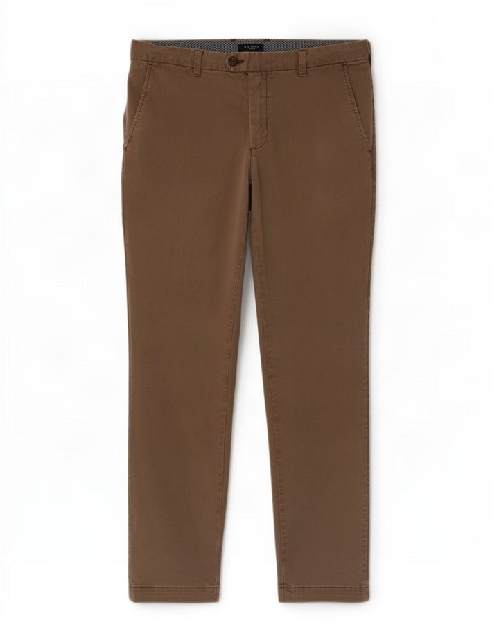 Ted Baker Herren Slim Chinohose W36 L30 Beige Baumwolle