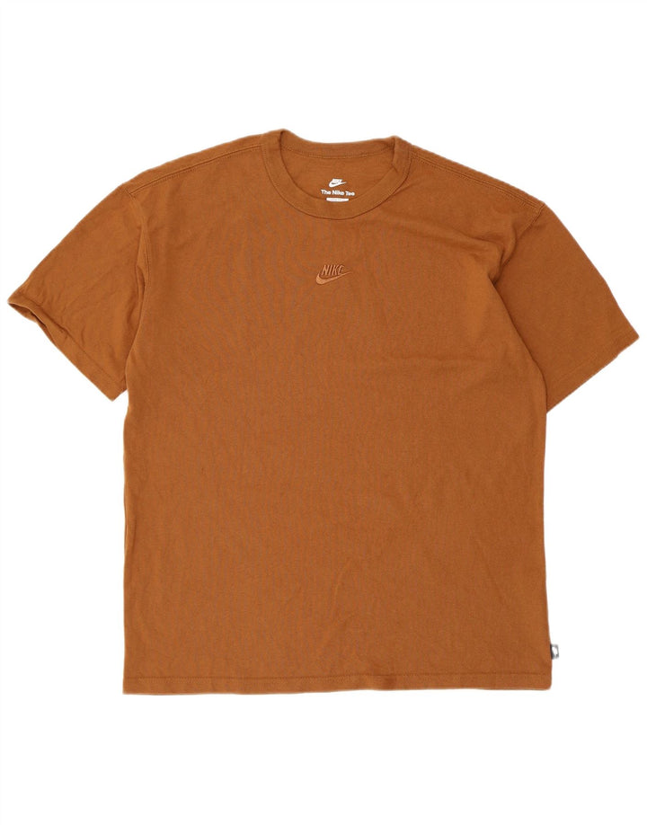 Nike Herren-T-Shirt mit lockerer Passform, mittelbraune Baumwolle