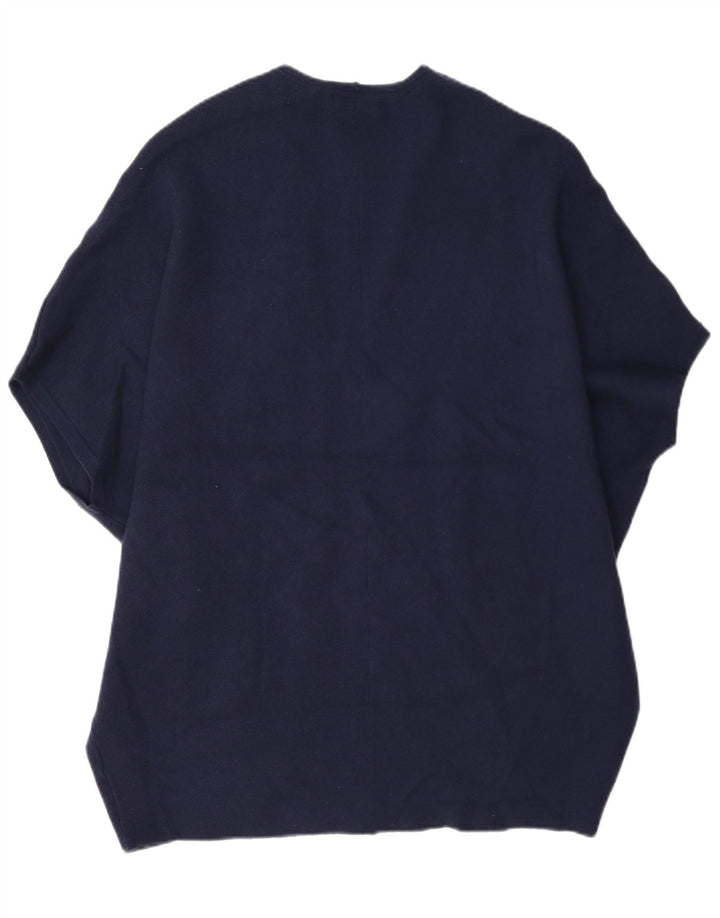 White Stuff Damen-Poncho-Cardigan-Pullover, UK 12, Mittelmarineblau, Polyester