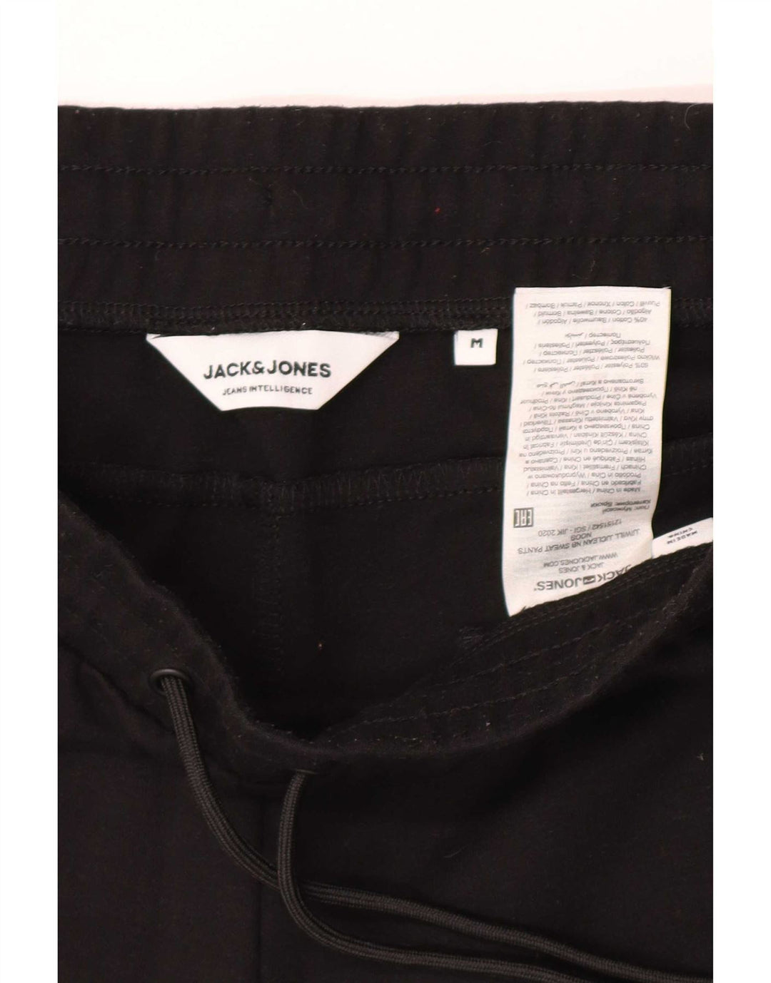 Jack & Jones Herren-Trainingshose, Jogginghose, Mittelschwarz, Polyester
