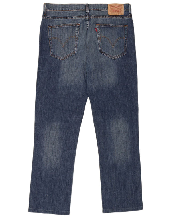 Levi's Herren Straight Jeans W36 L29 Blaue Baumwolle