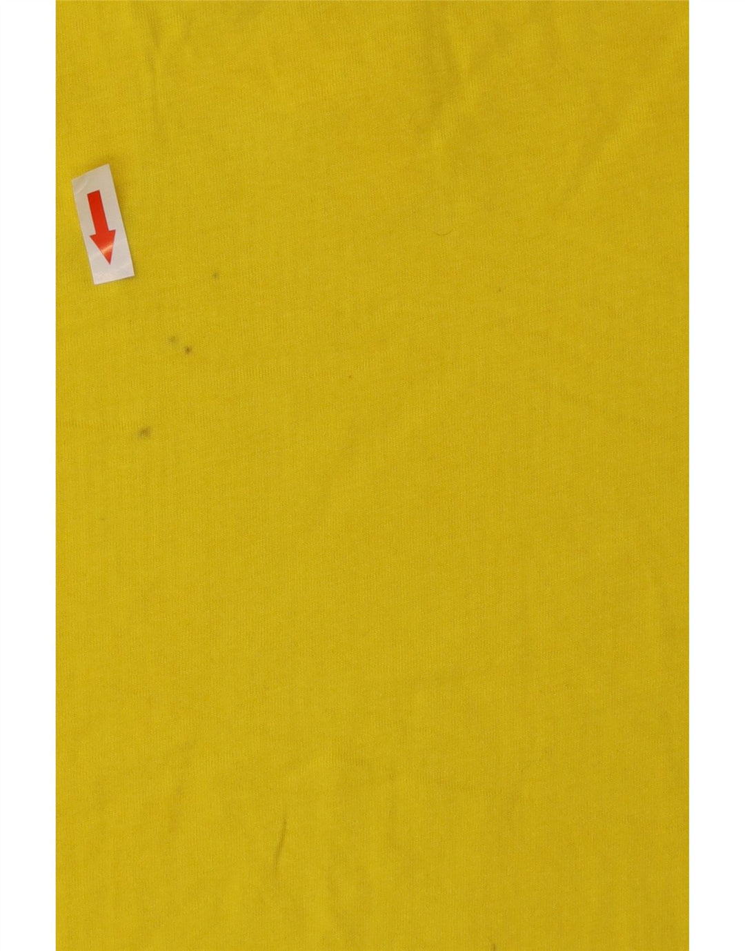 Fila Herren Grafik T-Shirt Top Small Gelb Baumwolle