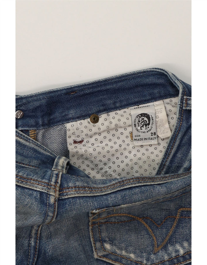 DIESEL Womens Cropped Jeans W28 L23 Blue Cotton Vintage Diesel and Second-Hand Diesel from Messina Hembry 