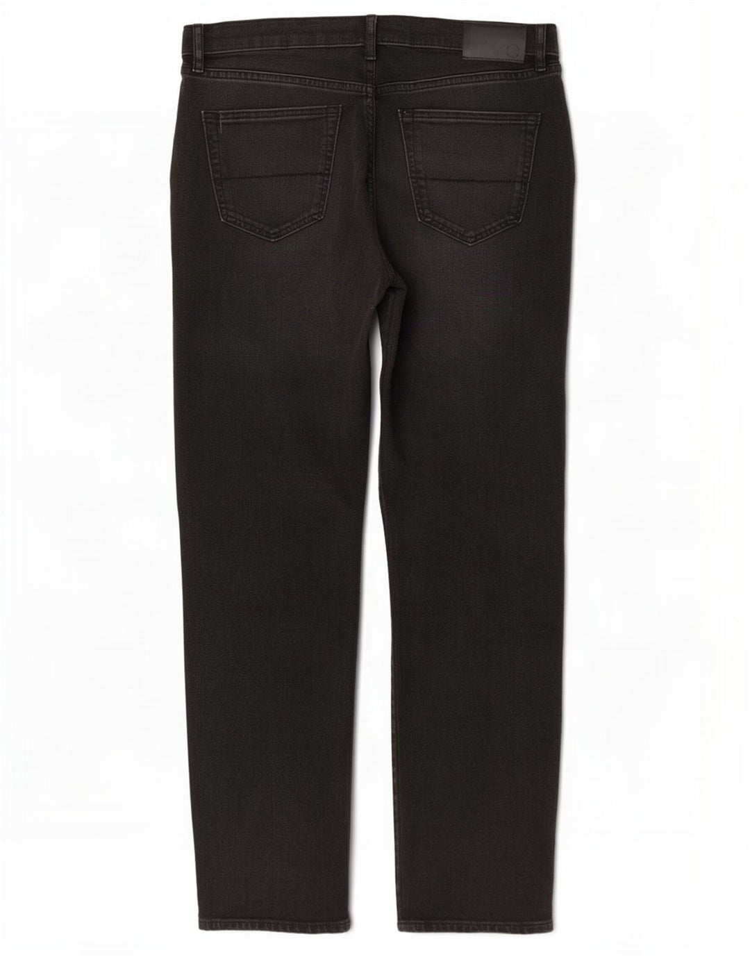 Marks & Spencer Herren Tapered Jeans W38 L33 Schwarze Baumwolle