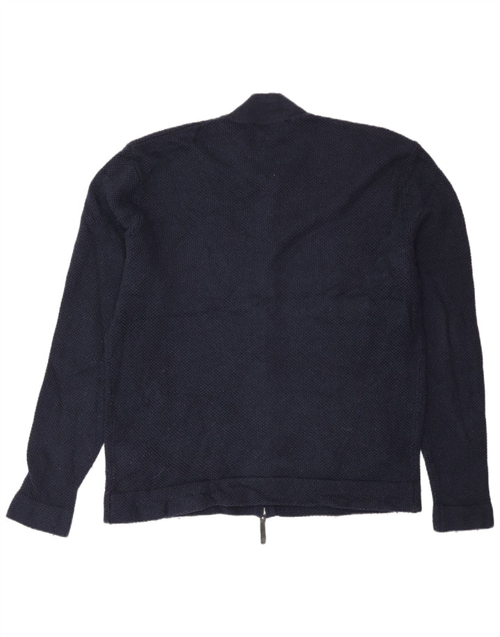 Jaeger Herren Strickjacke 2XL Marineblau Polyamid