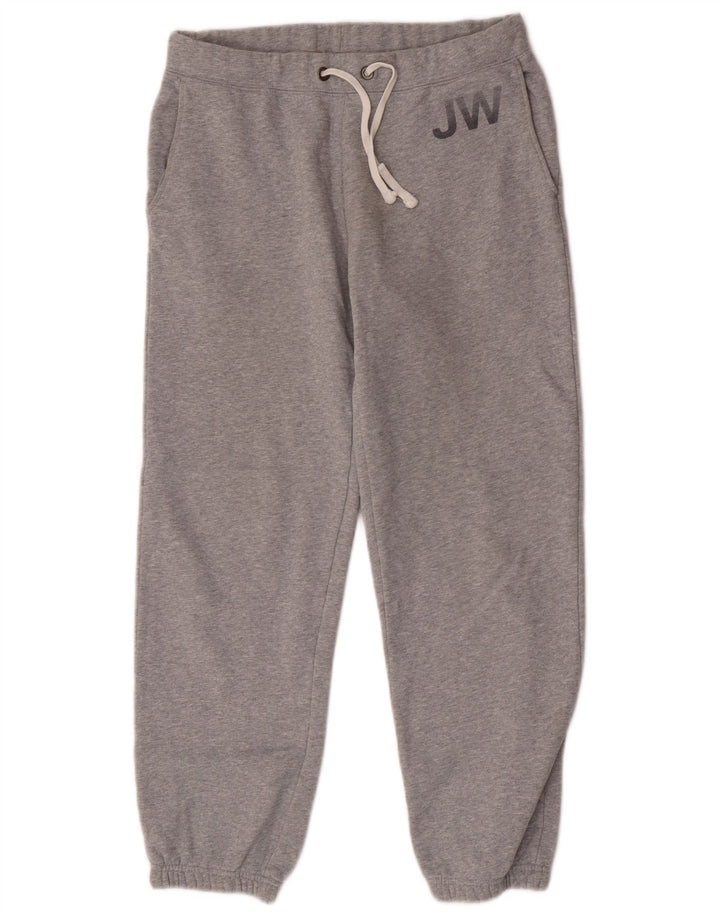 Jack Wills Herren-Trainingsanzughose mit grafischem Muster, mittelgraue Baumwolle